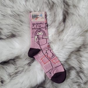 Blue Q Women's Purple Socks